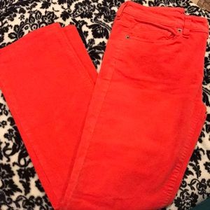 Patagonia red/orange organic cotton corduroy